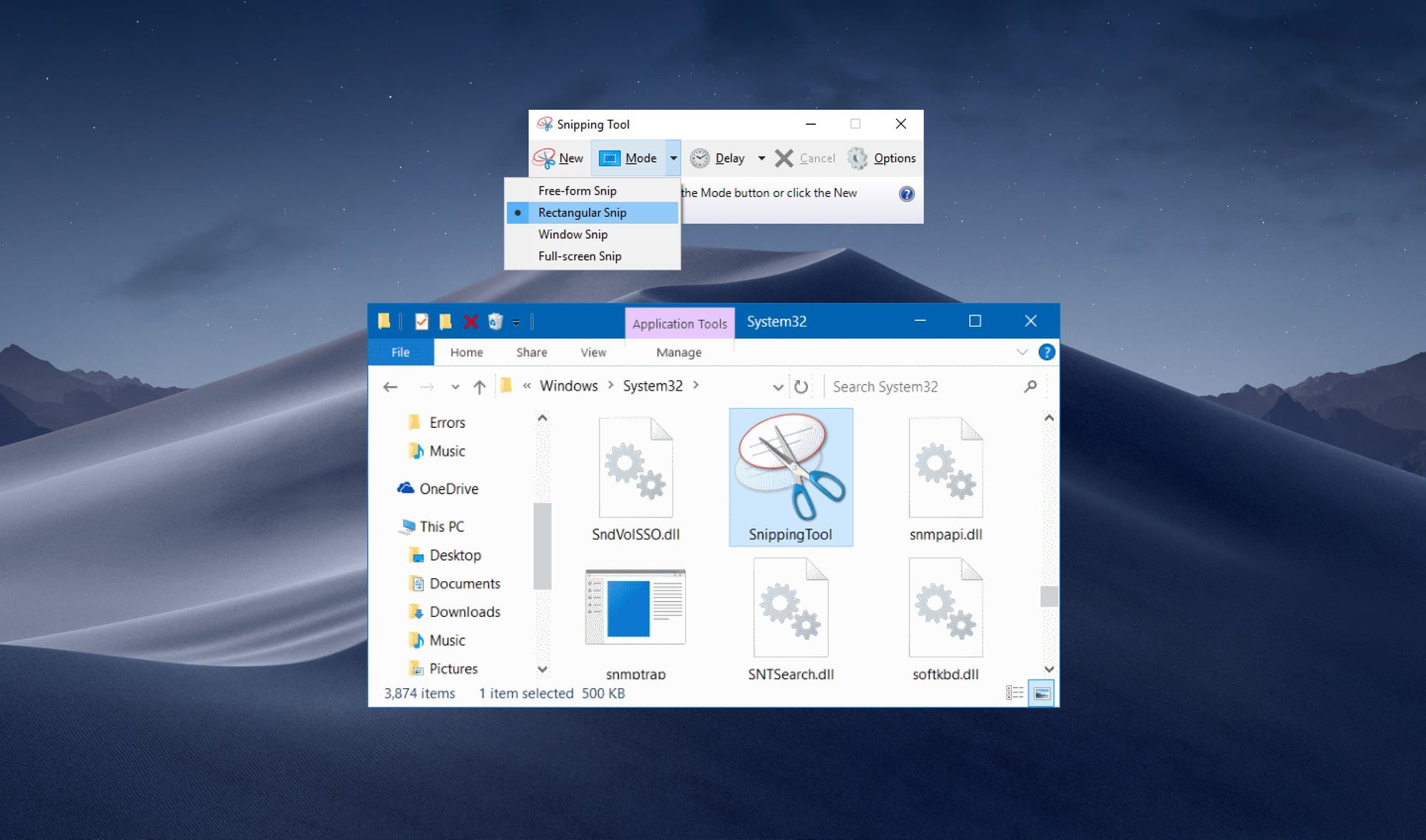 download snipping tool windows 10