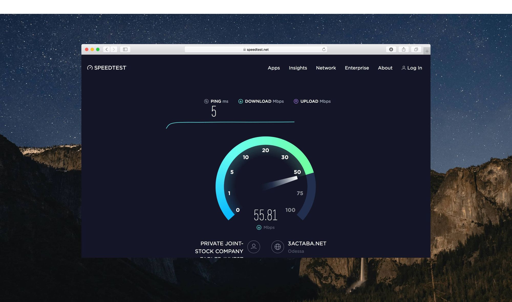 internet bandwidth speed test