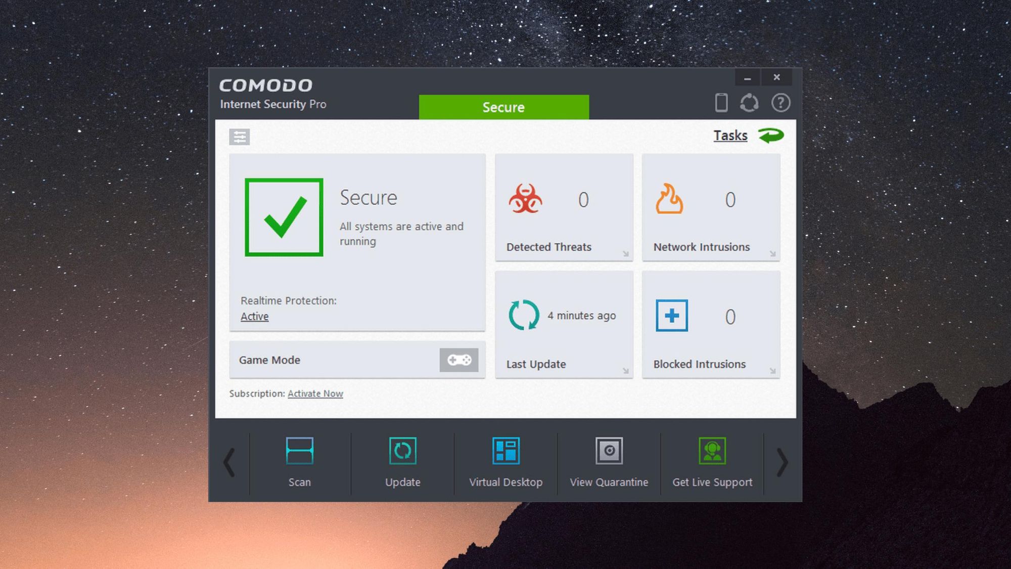 comodo antivirus windows 10 update