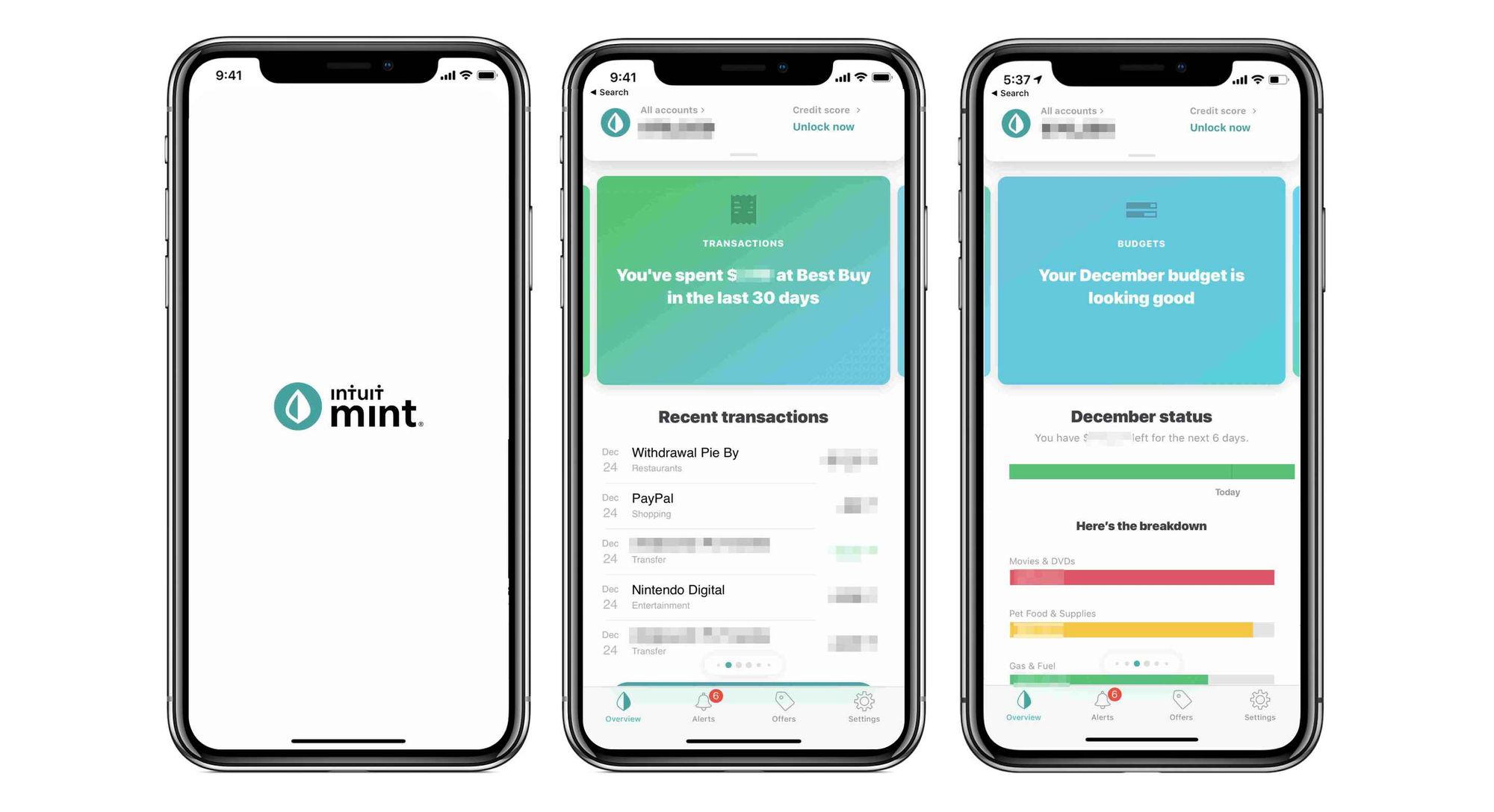 thoughts on mint budget app