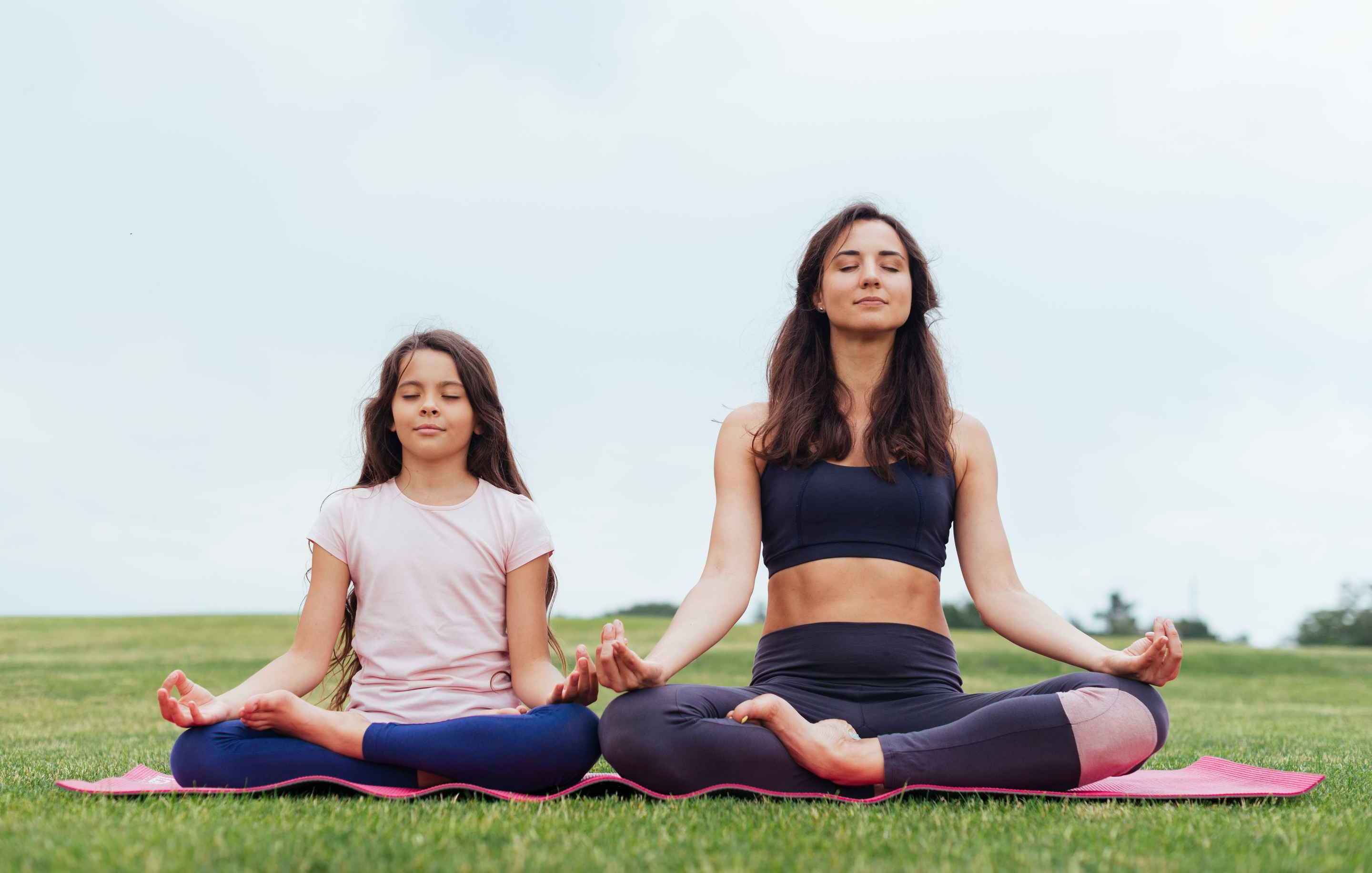 mother-and-daughter-meditating