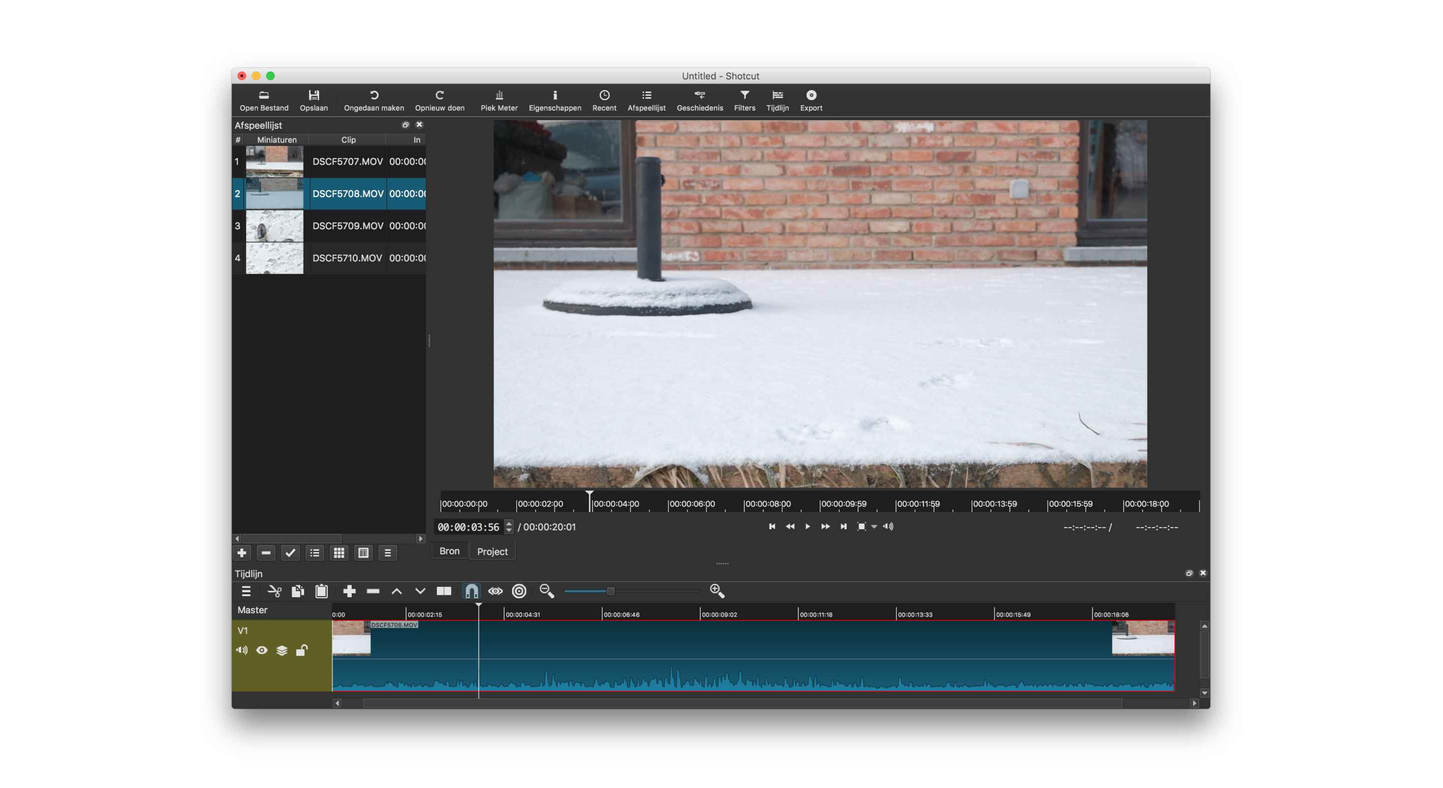 shotcut editing software