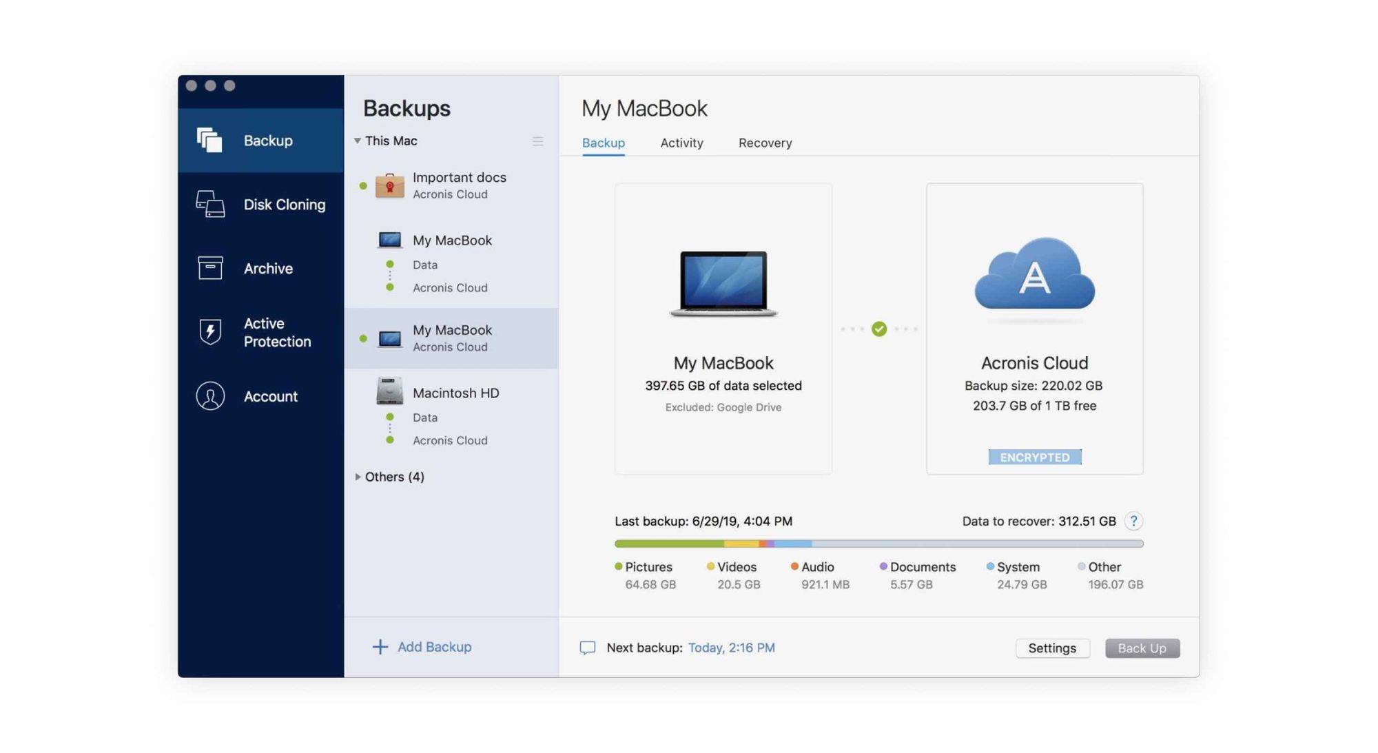 acronis tib file explorer