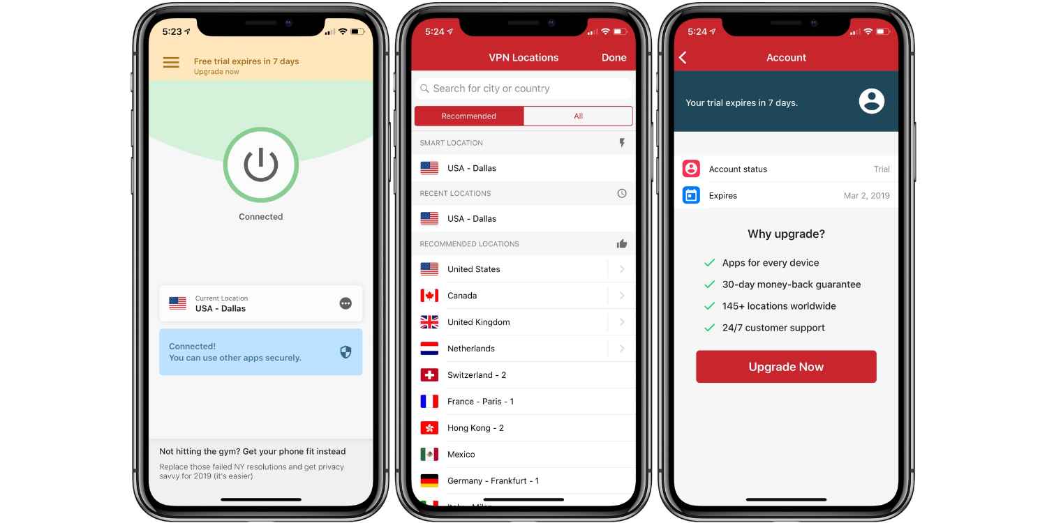how to use vpn express on an iphone
