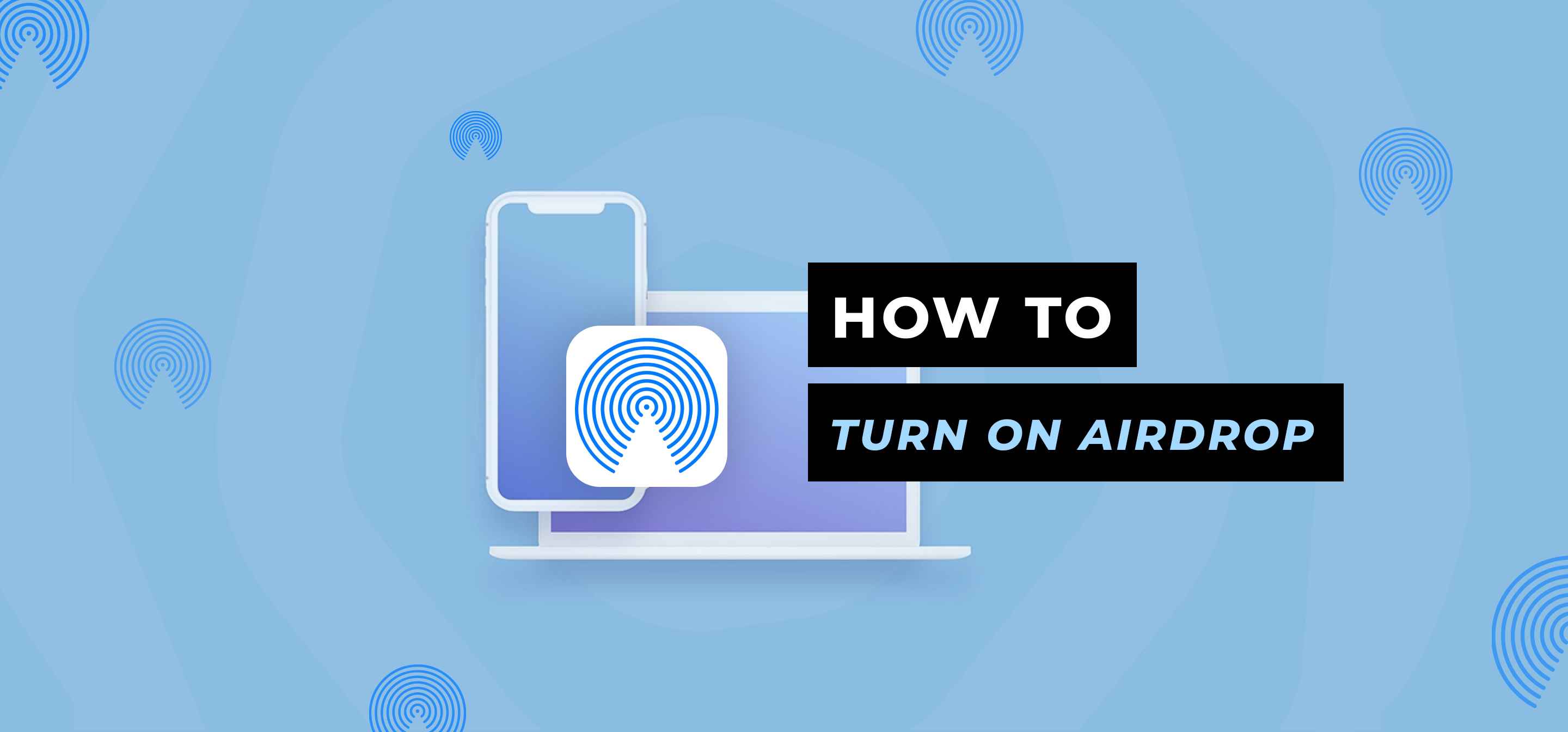 how to use airdrop