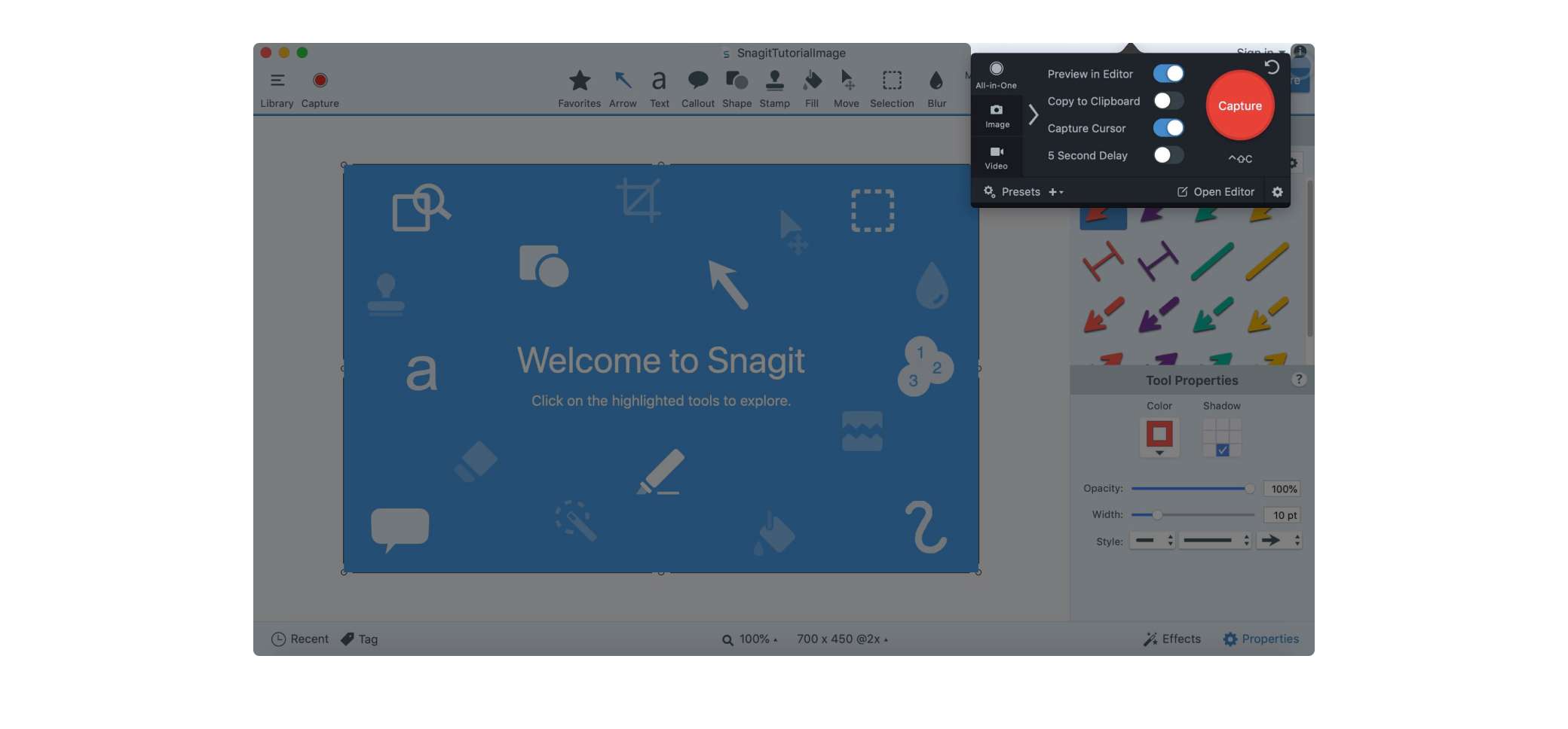 how to video screen capture snagit