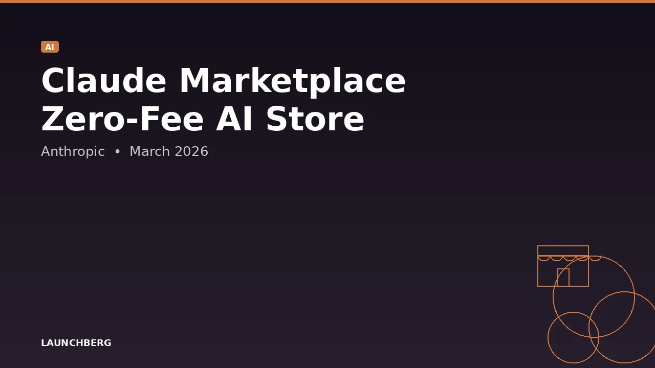 Claude Marketplace: Anthropic's Zero-Fee AI Store