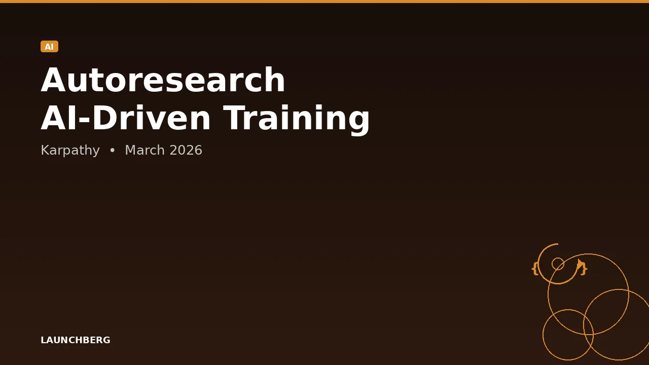 Karpathy's Autoresearch: 630 Lines That Let AI Optimize Its Own Training