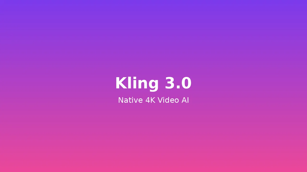 Kling 3.0 Arrives: Native 4K Video, Multi-Shot Storyboards, and Built-In Audio