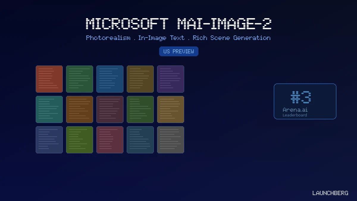 Microsoft MAI-Image-2 Hits #3 on Arena.ai