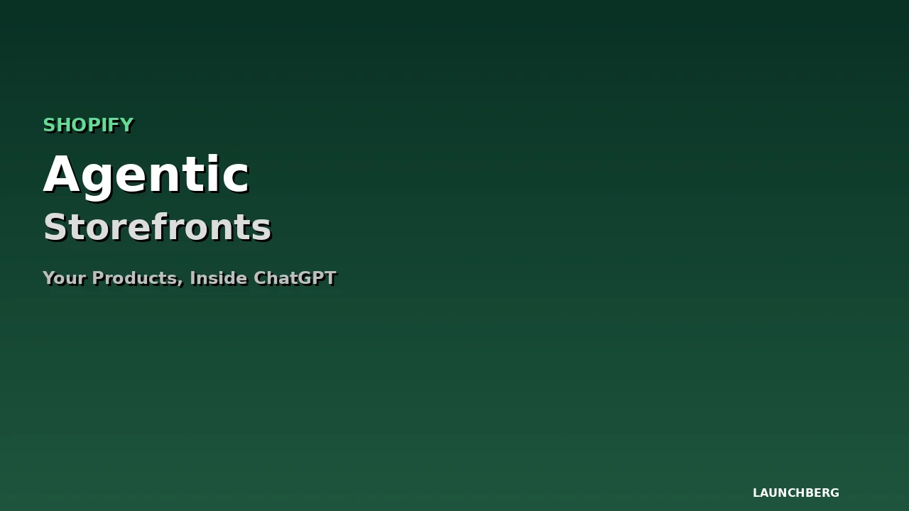 Shopify Just Put 5.6 Million Stores Inside ChatGPT