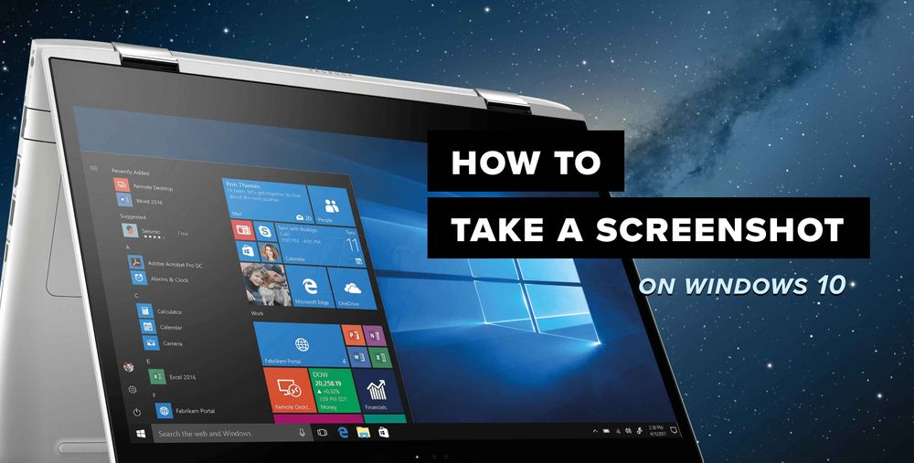 screen snapshot windows 10